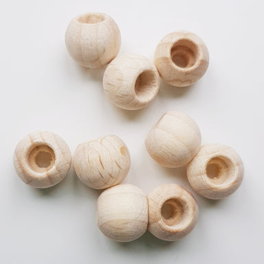 Natural Eco Wooden Security Beads - 10mm - Eco Bebe NZ