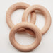 Natural Eco Beech Wood Rings - 70mm (13mm thickness) - Eco Bebe NZ