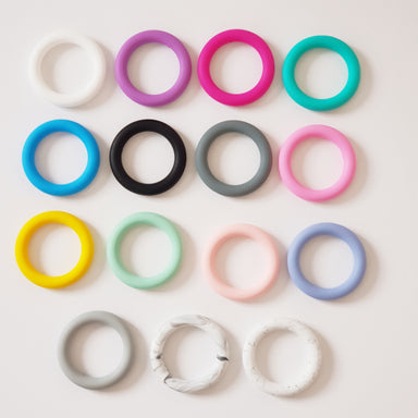 65mm silicone ring with holes - Eco Bebe NZ