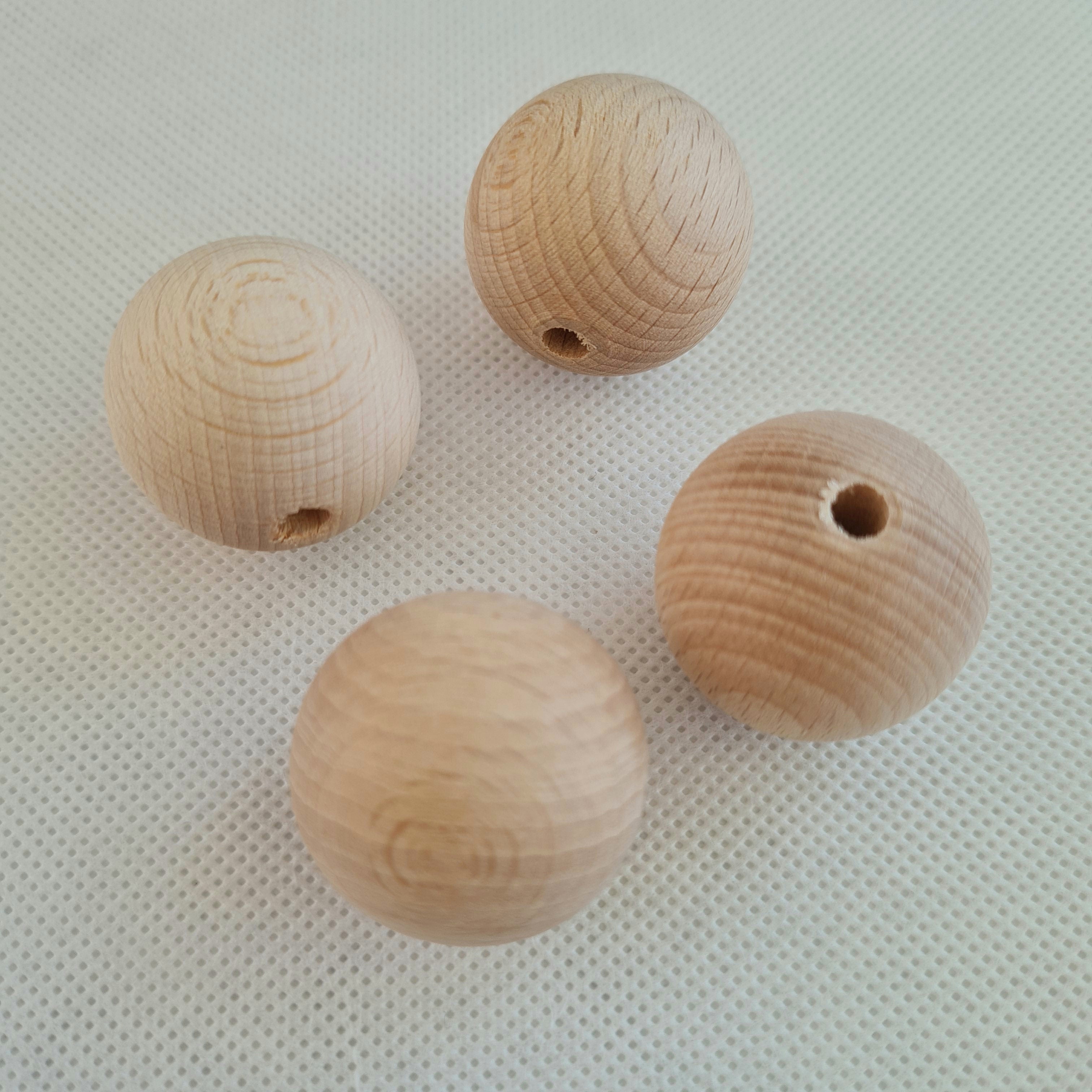Natural Eco Wooden Beads - 30mm