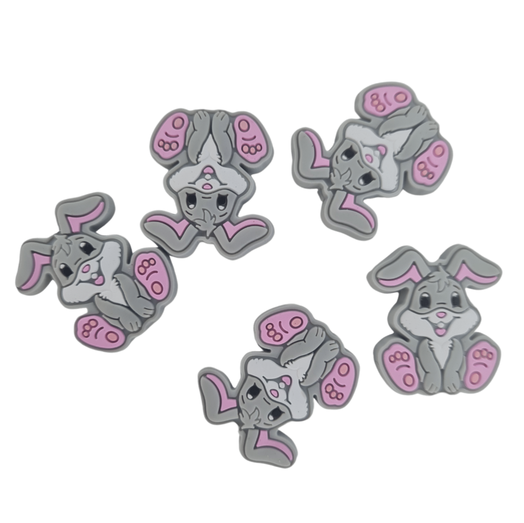 Bunny silicone beads
