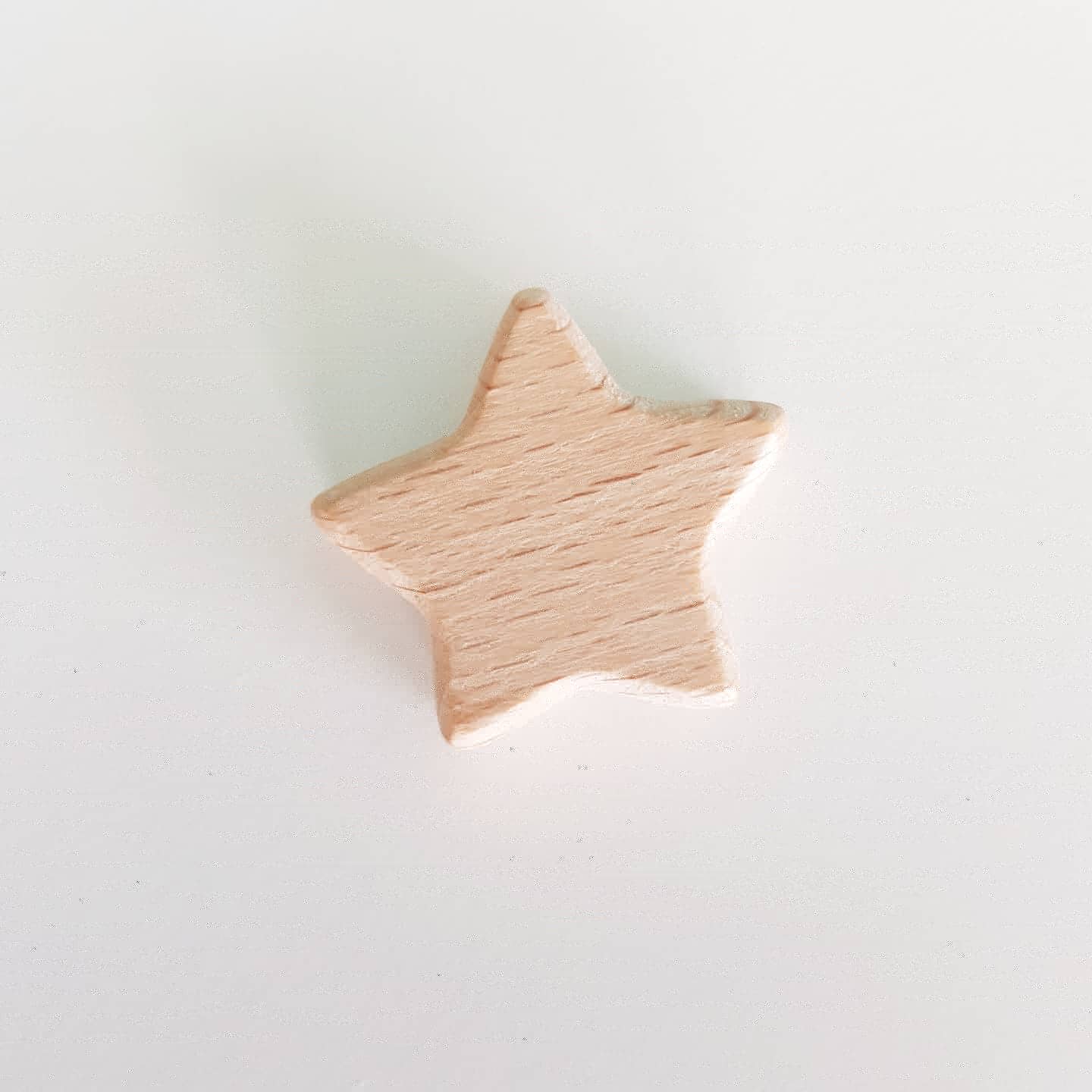Natural Eco Wooden Star Beads